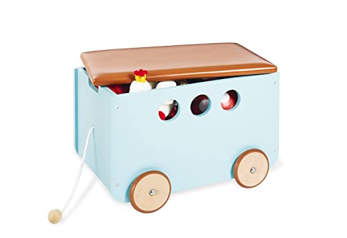 Spielzeugtruhemit Rädern