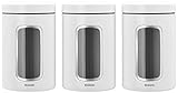 Brabantia, Fensterkanister, Fresh White, Set of 3