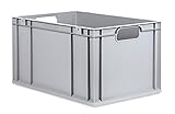 aidB Eurobox NextGen Economy, Griffe offen, 600x400x320mm, 1 St, grau